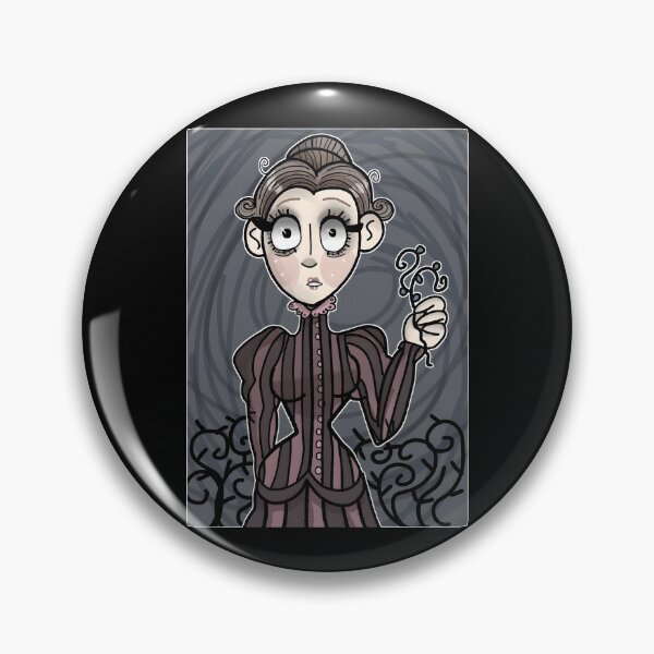 Item preview, Whimsical Gothic Lady Illustration designed and sold by Fibi-studio.