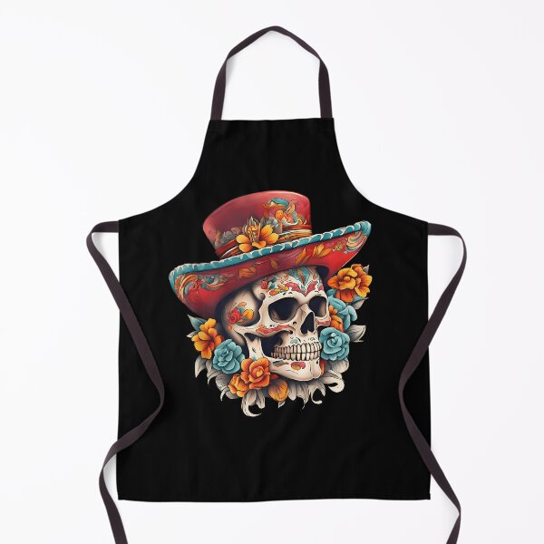 Item preview, Sugar Skull Sombrero Day Of The Dead Dia De Los Muertos designed and sold by snailslowdance.