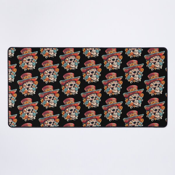 Item preview, Sugar Skull Sombrero Day Of The Dead Dia De Los Muertos designed and sold by snailslowdance.
