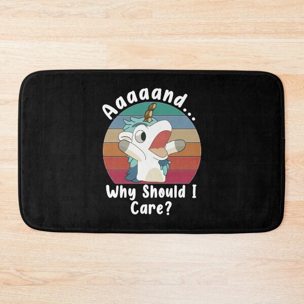 Item preview, And Why Should I Care Funny Sarcastic Unicorn designed and sold by MurillaJeremy.