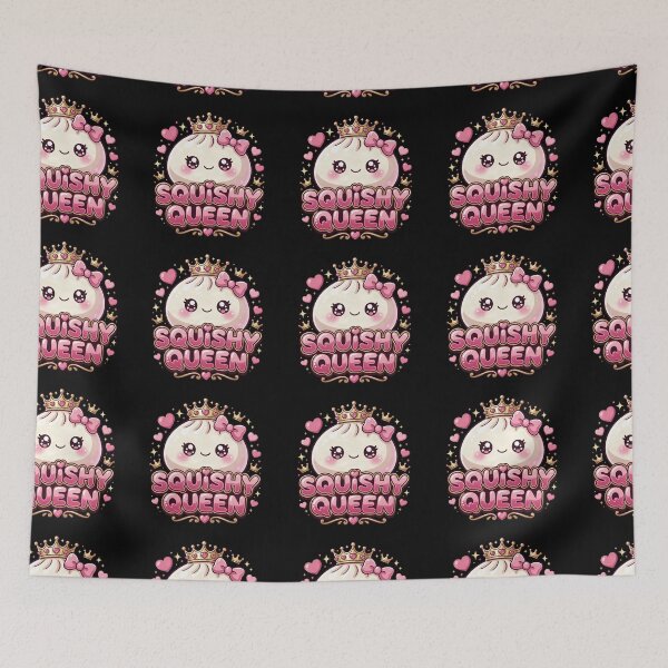 Item preview, Squishy Queen Cute Kawaii Blob Crown Pink Pastel Girly designed and sold by Zizo-DR44.