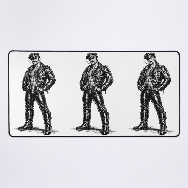 Item preview, Gay Leather Daddy Biker Rough Trade Leder Pride Graphic Design designed and sold by ItsAKinkThing.