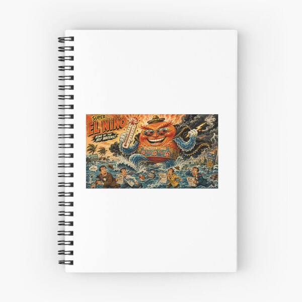 Item preview, Super El Nio Cartoon Villain  Retro 1960S Weather Satire designed and sold by chadwickelfried.