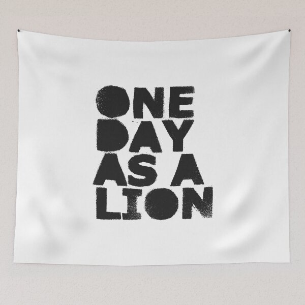 Item preview, one day as a lion designed and sold by ChimyandFunky.