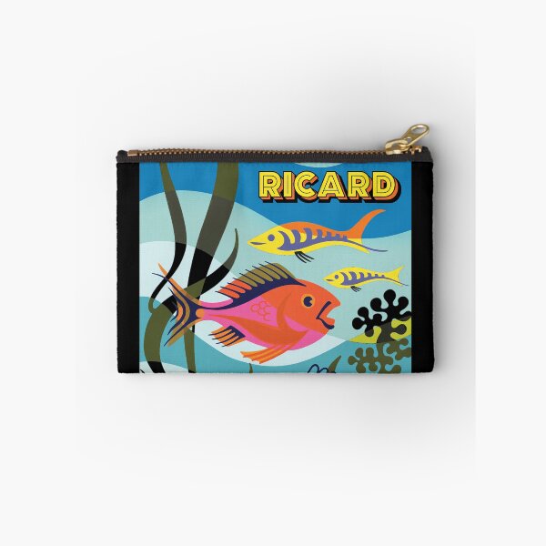 Item preview, Vintage Ricard Fish Recipes Retro Aquatic Art designed and sold by STEVDSON.