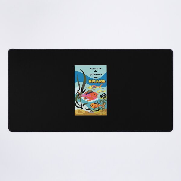 Item preview, Vintage Ricard Fish Recipes Retro Aquatic Art designed and sold by STEVDSON.