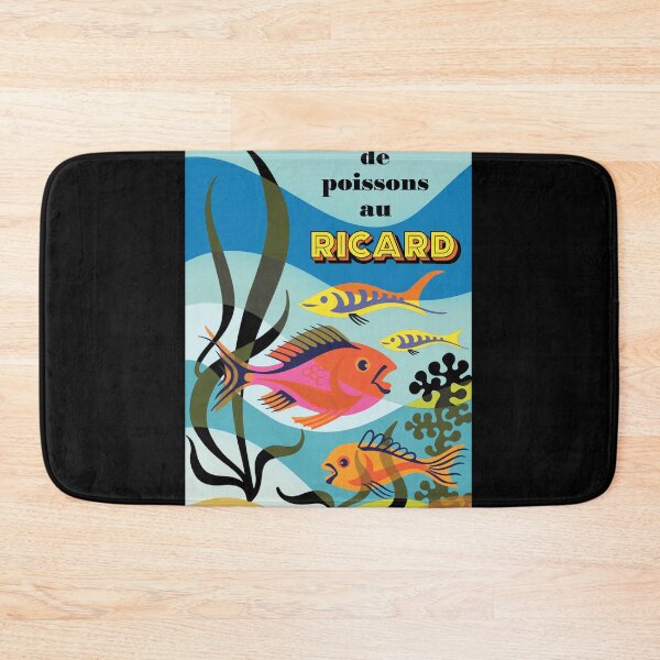 Item preview, Vintage Ricard Fish Recipes Retro Aquatic Art designed and sold by STEVDSON.