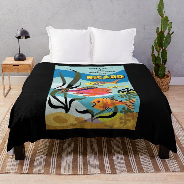 Item preview, Recetas de pescado de Ricard de estilo vintage Arte acuático retro designed and sold by STEVDSON.