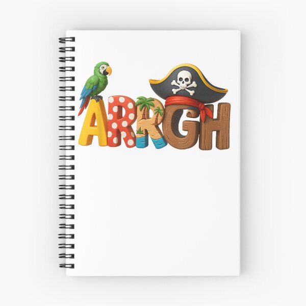 Item preview, Colorfuls Pirate Arrgh Parrots Skulls Funny Hat Adventure Style Ocean Lovers designed and sold by JuniorLynchj.