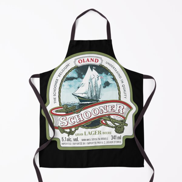 Item preview, Oland Schooner Vintage Beer Label Art designed and sold by STEVDSON.