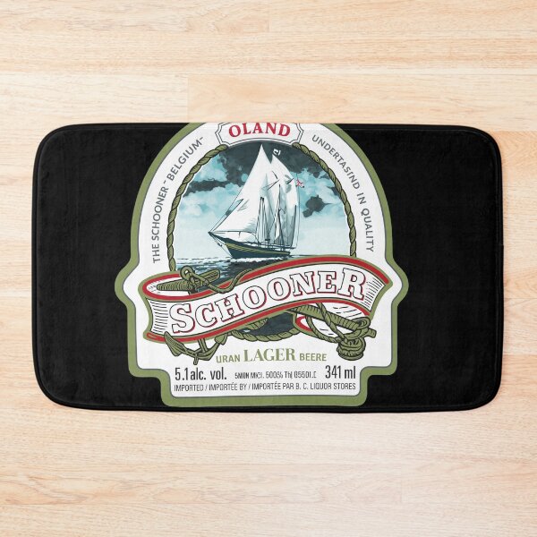 Item preview, Oland Schooner Vintage Beer Label Art designed and sold by STEVDSON.