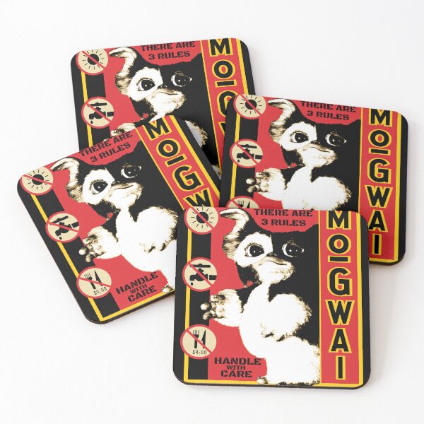 Item preview, Mogwai Gremlins Three Rules Vintage Poster Art designed and sold by STEVDSON.