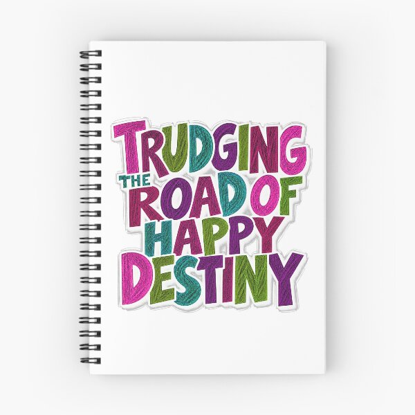 Item preview, TRUDGING THE ROAD OF HAPPY DESTINY ~ colorful design  designed and sold by OmStudioz .