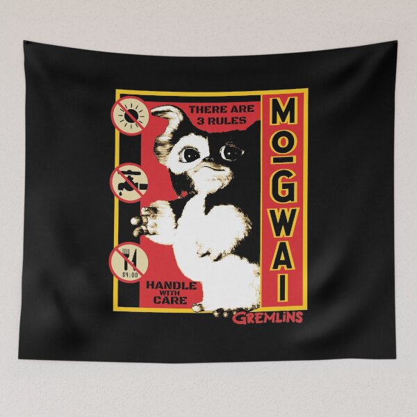 Item preview, Mogwai Gremlins Three Rules Vintage Poster Art designed and sold by STEVDSON.