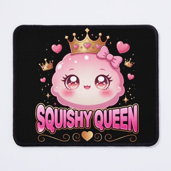 Item preview, Squishy Queen Cute Kawaii Dumpling Crown Pink Girly Bao Bun designed and sold by Zizo-DR44.