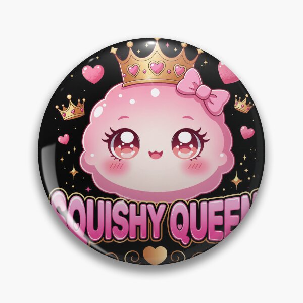 Item preview, Squishy Queen Cute Kawaii Dumpling Crown Pink Girly Bao Bun designed and sold by Zizo-DR44.