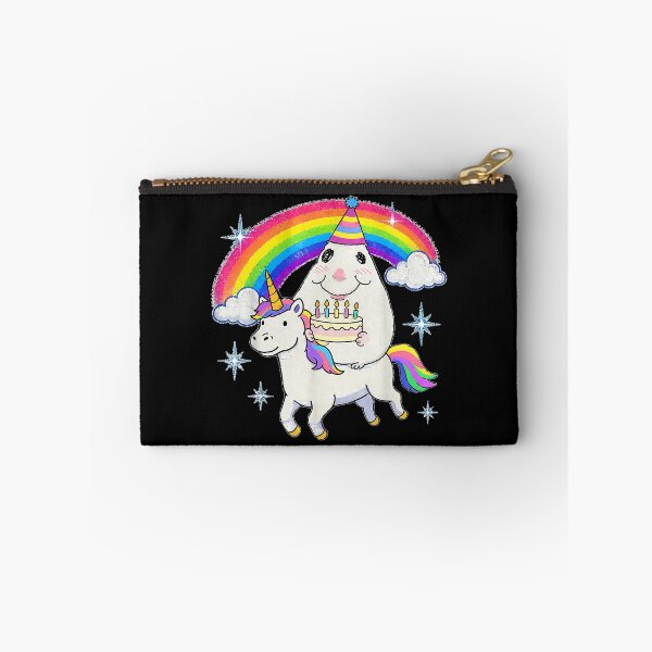 Item preview, Happy Hamster Birthday Unicorn Cake Funny Rainbow  designed and sold by MurillaJeremy.