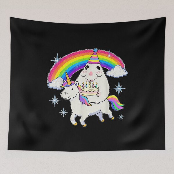 Item preview, Happy Hamster Birthday Unicorn Cake Funny Rainbow  designed and sold by MurillaJeremy.
