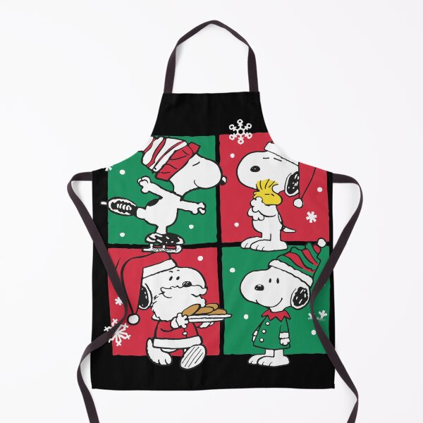 Item preview, Snoopy Woodstock Holiday Ice Skating Santa Elf Cookies Art designed and sold by STEVDSON.