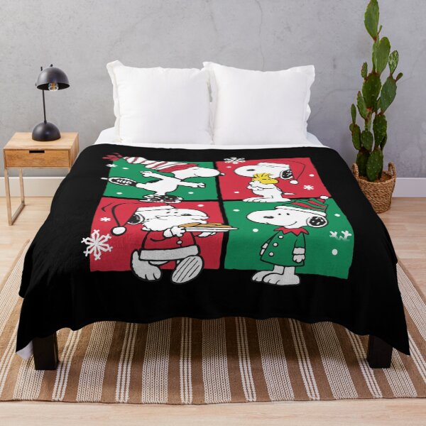Item preview, Snoopy Woodstock Holiday Ice Skating Santa Elf Cookies Art designed and sold by STEVDSON.