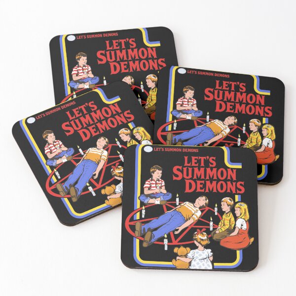 Item preview, Lets Summon Demons Vintage Kids Activity Art designed and sold by STEVDSON.