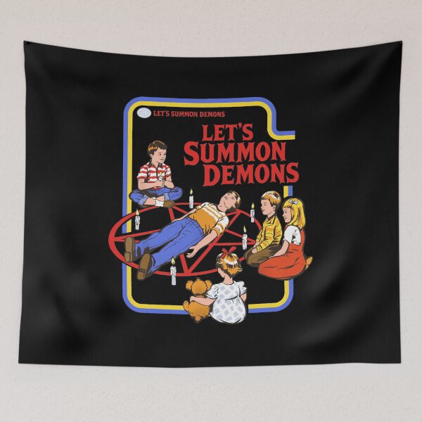 Item preview, Lets Summon Demons Vintage Kids Activity Art designed and sold by STEVDSON.