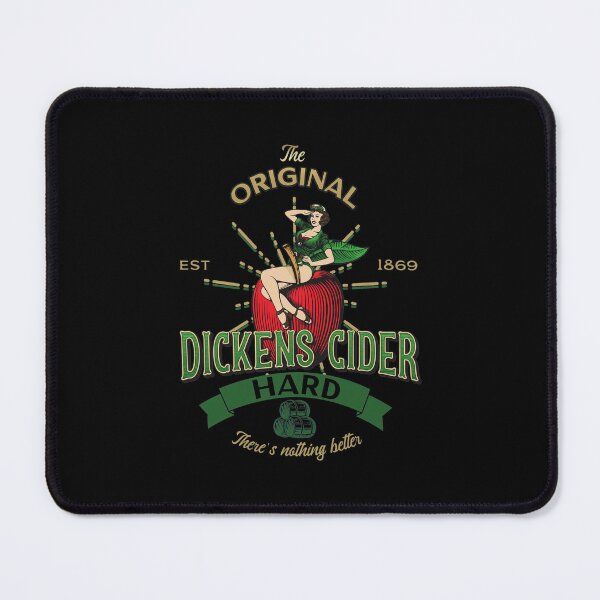 Item preview, Vintage Dickens Cider Hard Pin-up Apple Logo designed and sold by STEVDSON.