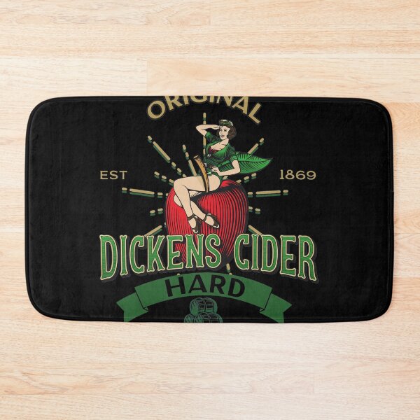 Item preview, Vintage Dickens Cider Hard Pin-up Apple Logo designed and sold by STEVDSON.
