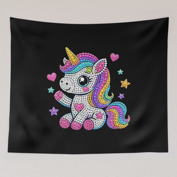 Item preview, Cute Polka Dot Unicorn Colorful Dotted  designed and sold by MurillaJeremy.