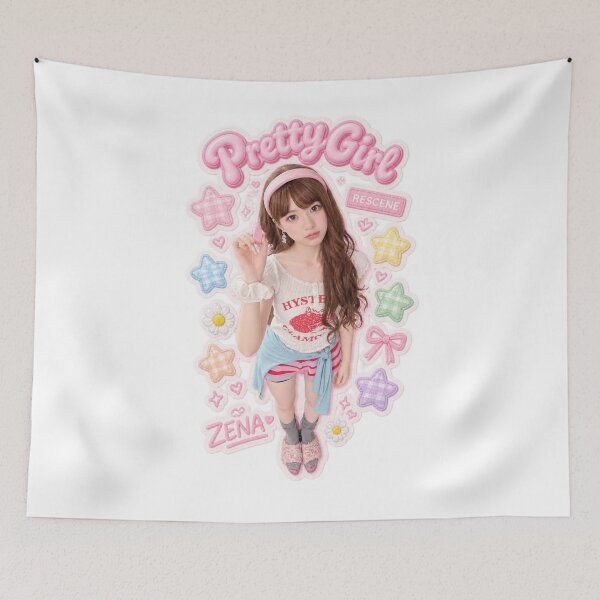 Item preview, Soft Y2K aesthetic layout designed for RENE featuring Zena's charming concept look in Pretty Girl. designed and sold by Valereekmerch.