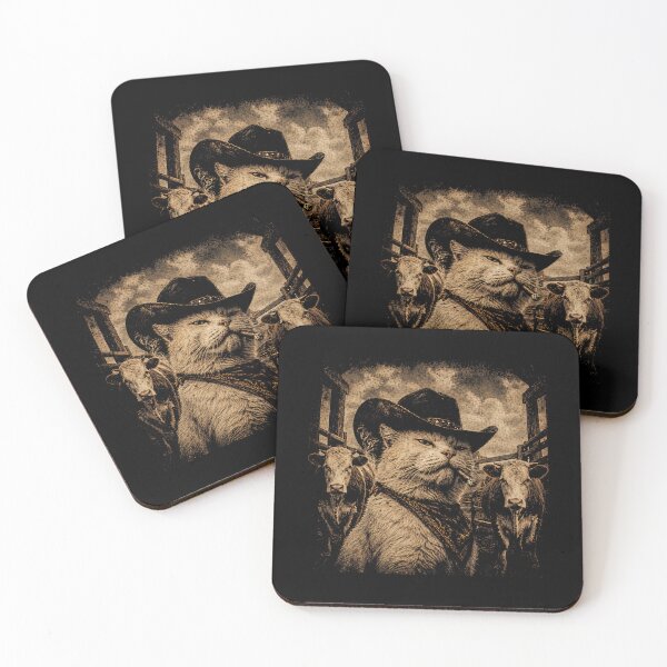 Item preview, Funny Cowboy Cat designed and sold by Animavera.