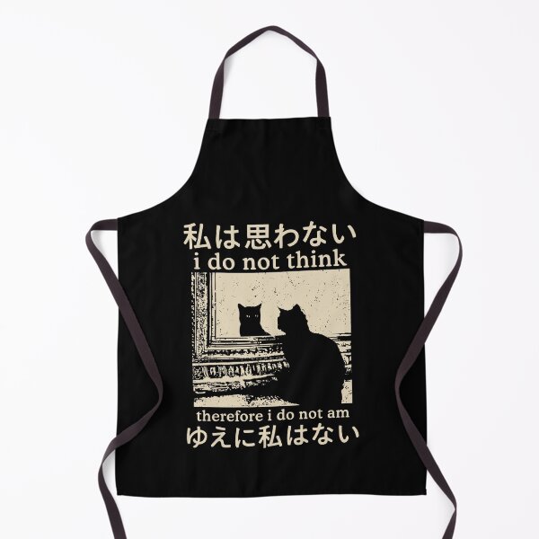 Item preview, I Do Not Think Therefore I Do Not Am Cat Meme designed and sold by suhairee-studio.