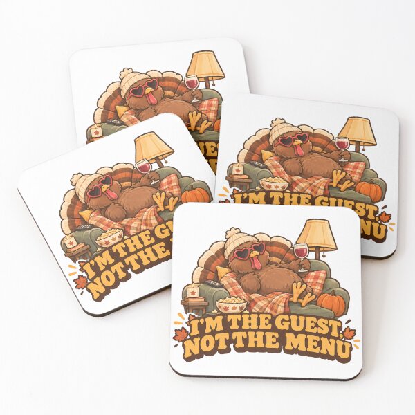 Item preview, I'm The Guest Not The Menu Funny Thanksgiving Turkey designed and sold by ianm1028.