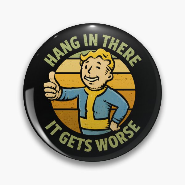 Item preview, Hang In There It Gets Worse designed and sold by reflaxile.
