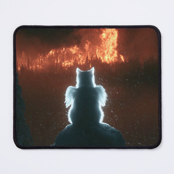 Item preview, Glowing Creature Over Forest Fire designed and sold by shariuncushon.