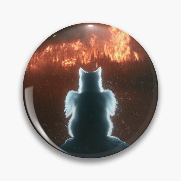 Item preview, Glowing Creature Over Forest Fire designed and sold by shariuncushon.