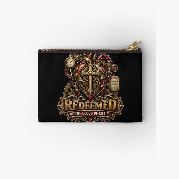 Item preview, Redeemed by the Blood of Christ, Christian Steampunk Style designed and sold by TheBibleStop.