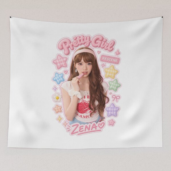 Item preview, RESCENE Zena Pretty Girl Pastel Visual designed and sold by Valereekmerch.