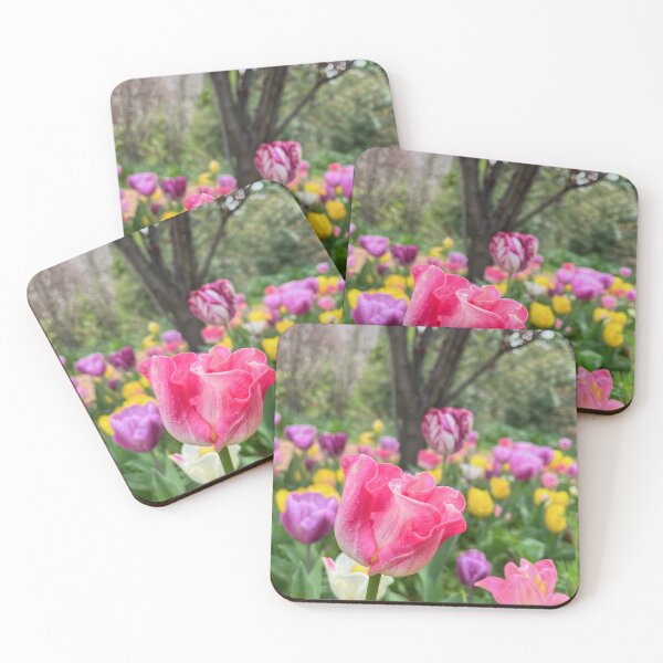 Item preview, Crown of Dynasty Tulip in a Colourful Garden designed and sold by Be Captured by Brittany Emma.