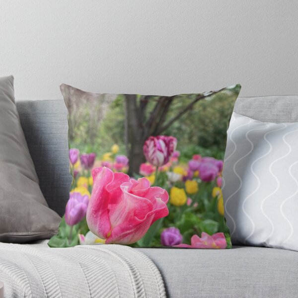 Item preview, Crown of Dynasty Tulip in a Colourful Garden designed and sold by Be Captured by Brittany Emma.
