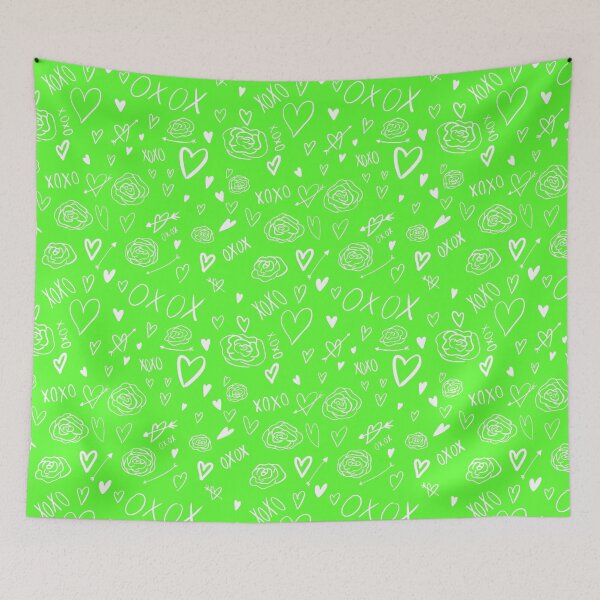 Item preview, Love Pattern - Neon Green designed and sold by VODkmw.
