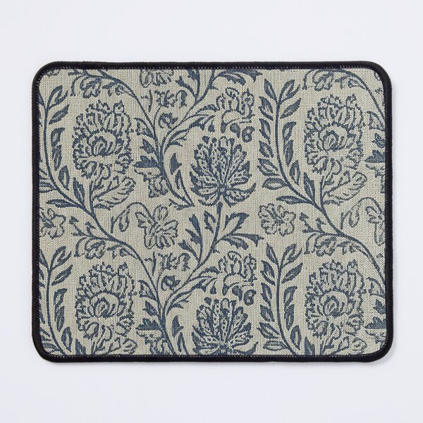 Item preview, Indigo Vintage Floral Block Print Pattern designed and sold by FestivityFinds.
