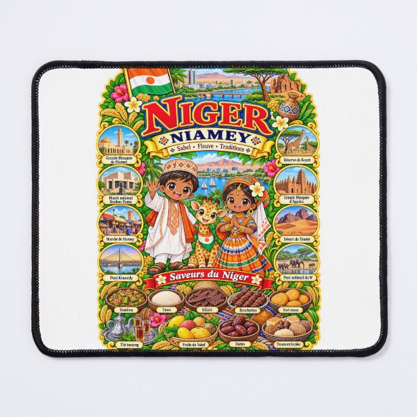 Item preview, Niger Niamey – Kawaii Trip, Sahel, Niger River and Flavors of Niger designed and sold by Cifi64.
