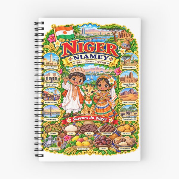 Item preview, Niger Niamey – Kawaii Trip, Sahel, Niger River and Flavors of Niger designed and sold by Cifi64.
