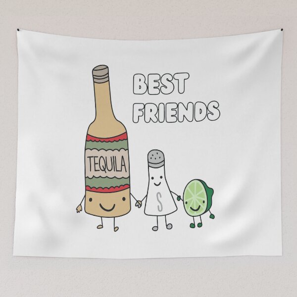 Item preview, Cute Tequila Salt Lime Best Friends Group designed and sold by STEVDSON.