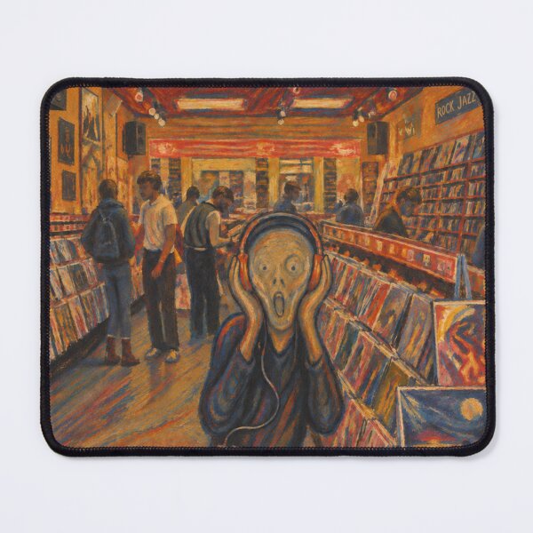 Item preview, Screaming in a Record Store designed and sold by badartgenerator.