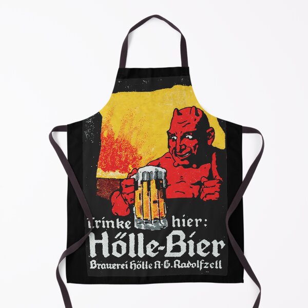 Artikelvorschau, Teufel hält Bier "Hölle-Bier" im Vintage-Stil entworfen und verkauft von STEVDSON.