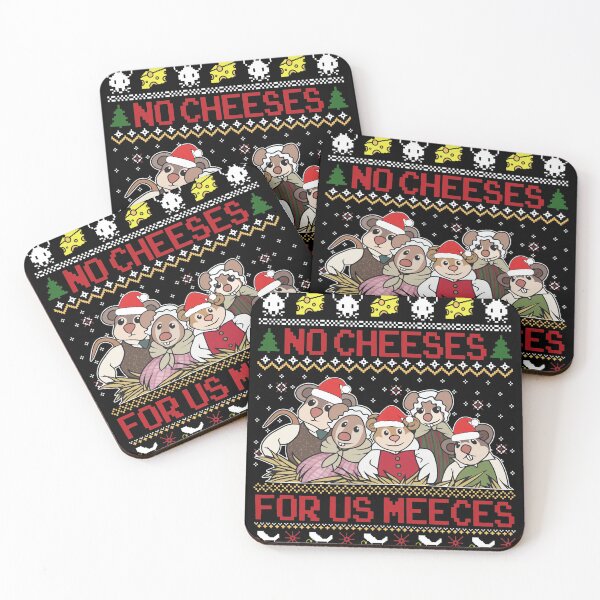 Item preview, No Cheeses For Us Meeeces Ugly Holiday Mice Design designed and sold by STEVDSON.