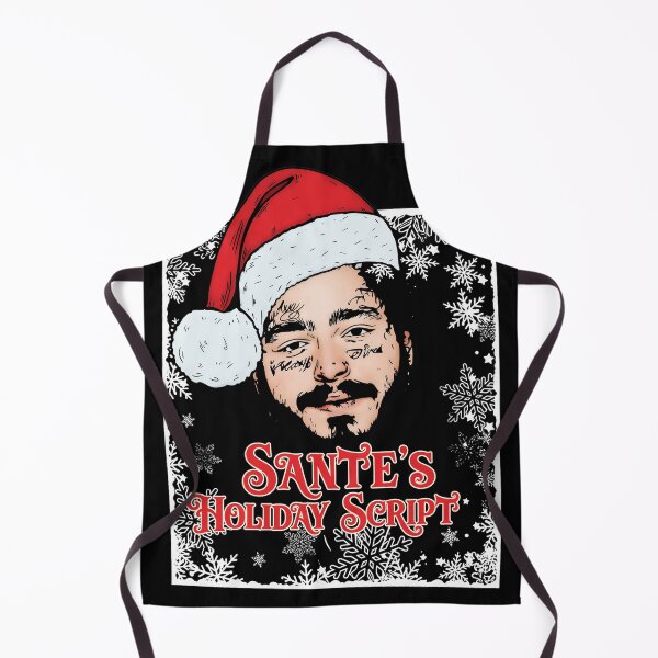 Item preview, Home Malone Post Malone Christmas Hat Snowflakes Art designed and sold by STEVDSON.