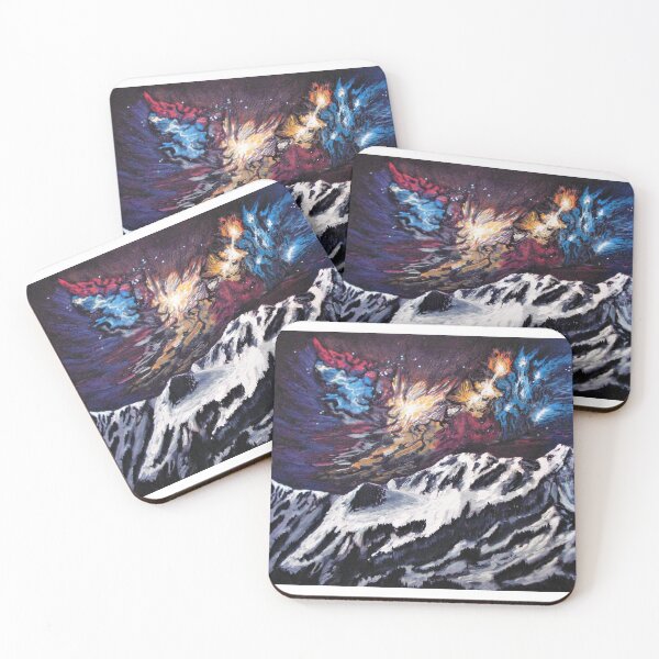 Item preview, Cosmic Nebula Mountain Summit designed and sold by shariuncushon.